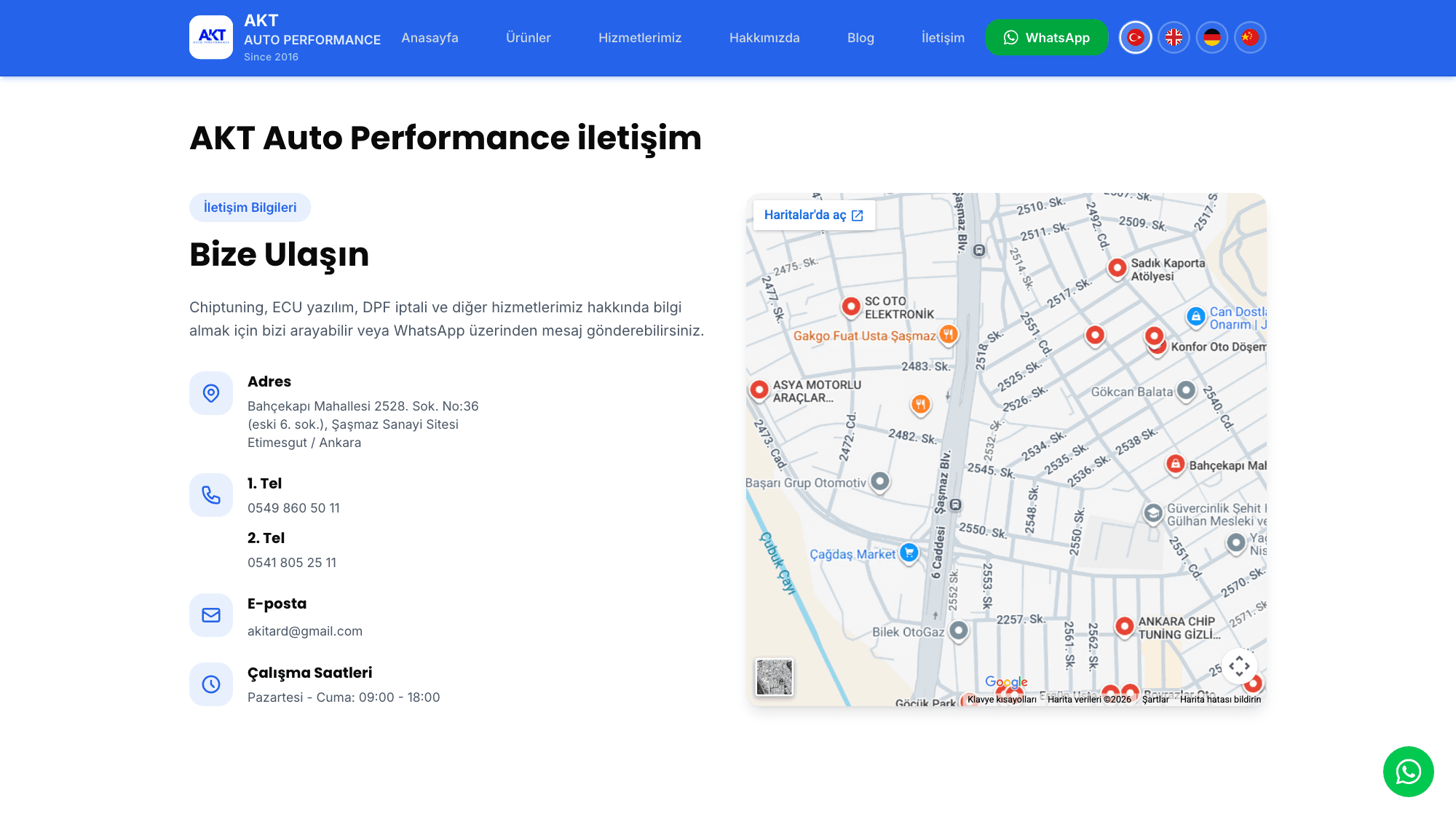 AKT Auto Performance - Egzoz, DPF ve Chiptuning Web Sitesi — görsel 5