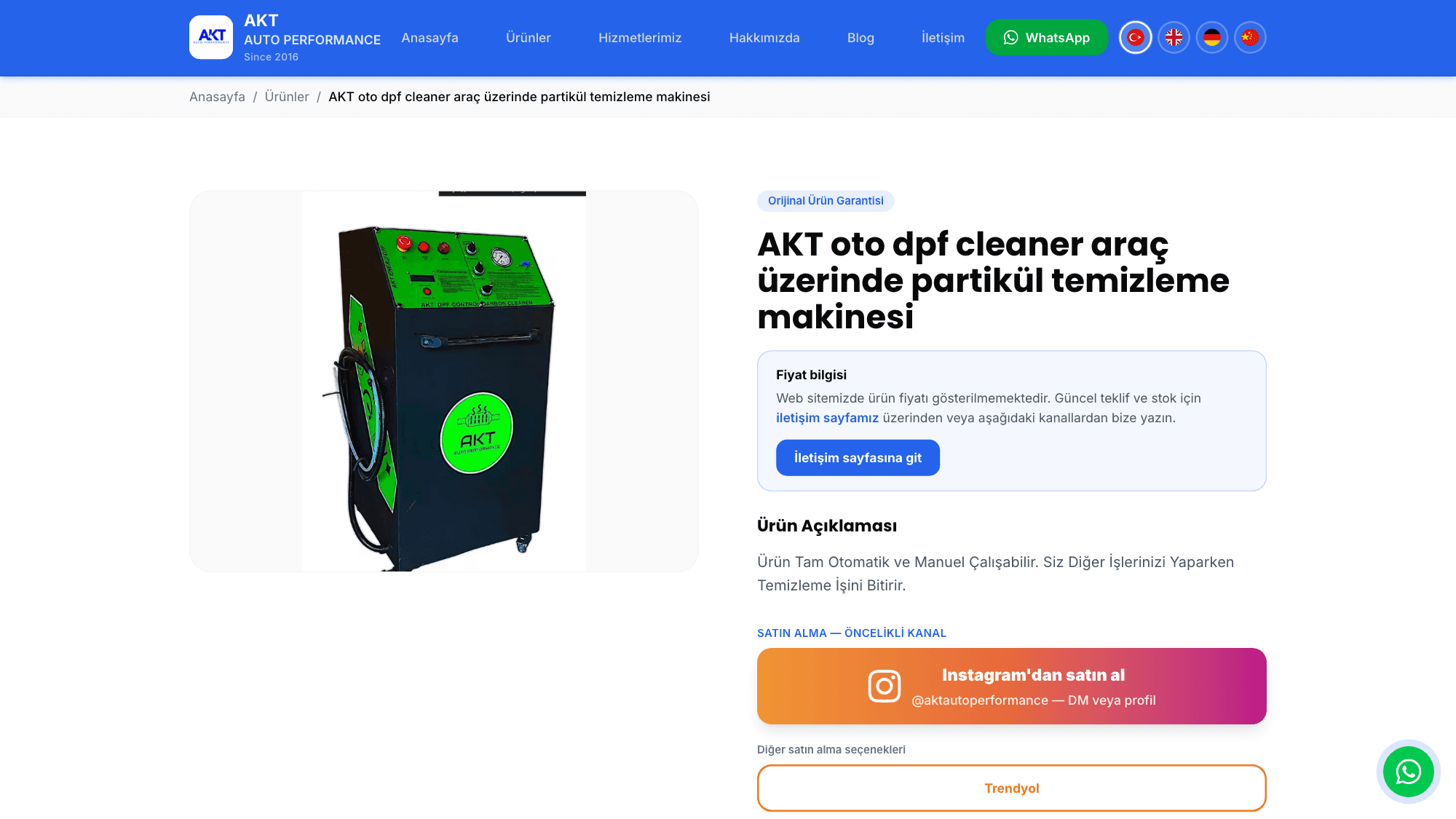 AKT Auto Performance - Egzoz, DPF ve Chiptuning Web Sitesi — görsel 4