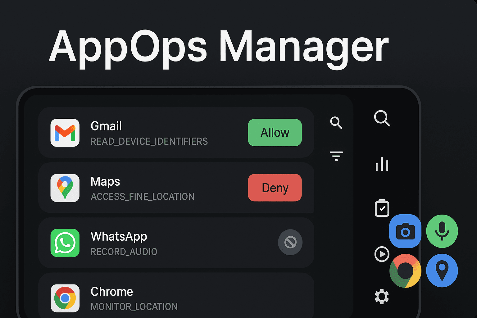 AppOps Manager - Android Application