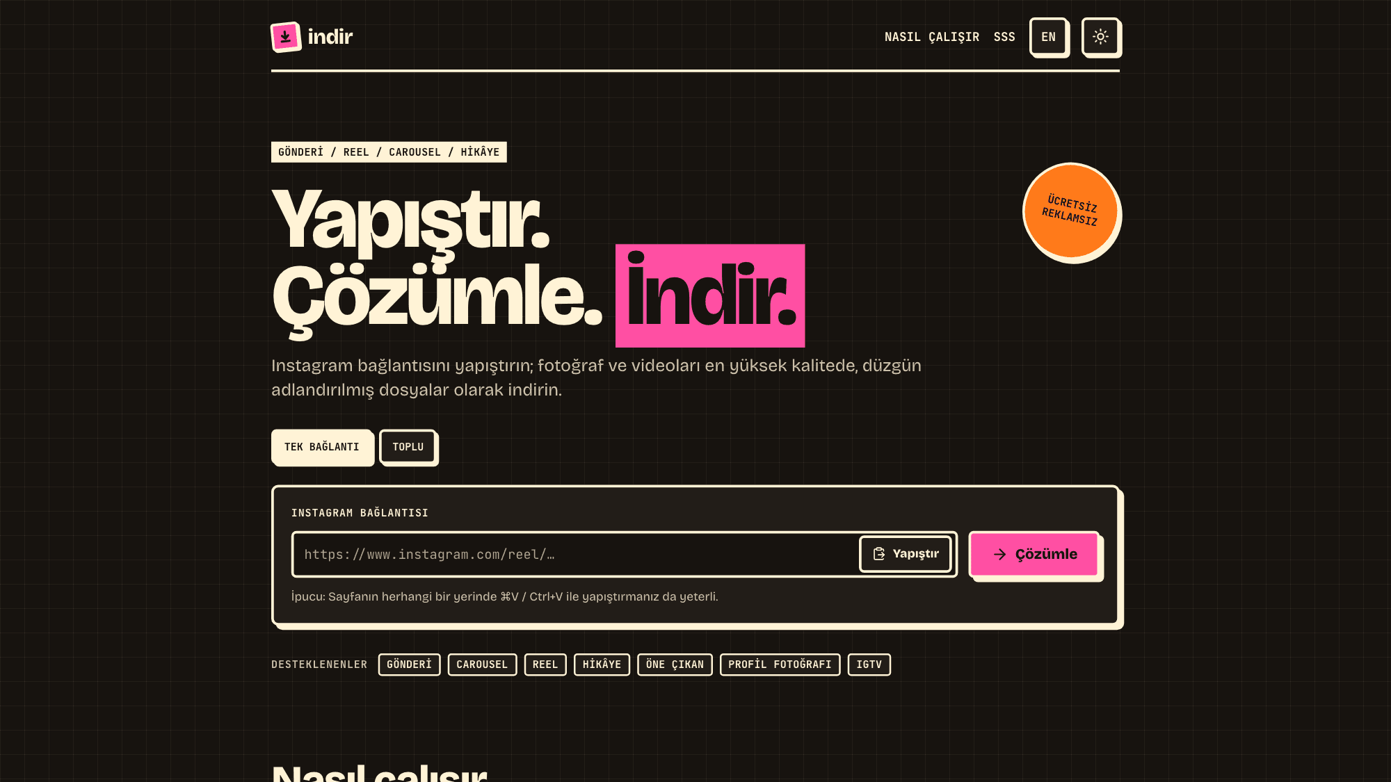 Instagram Medya İndirici