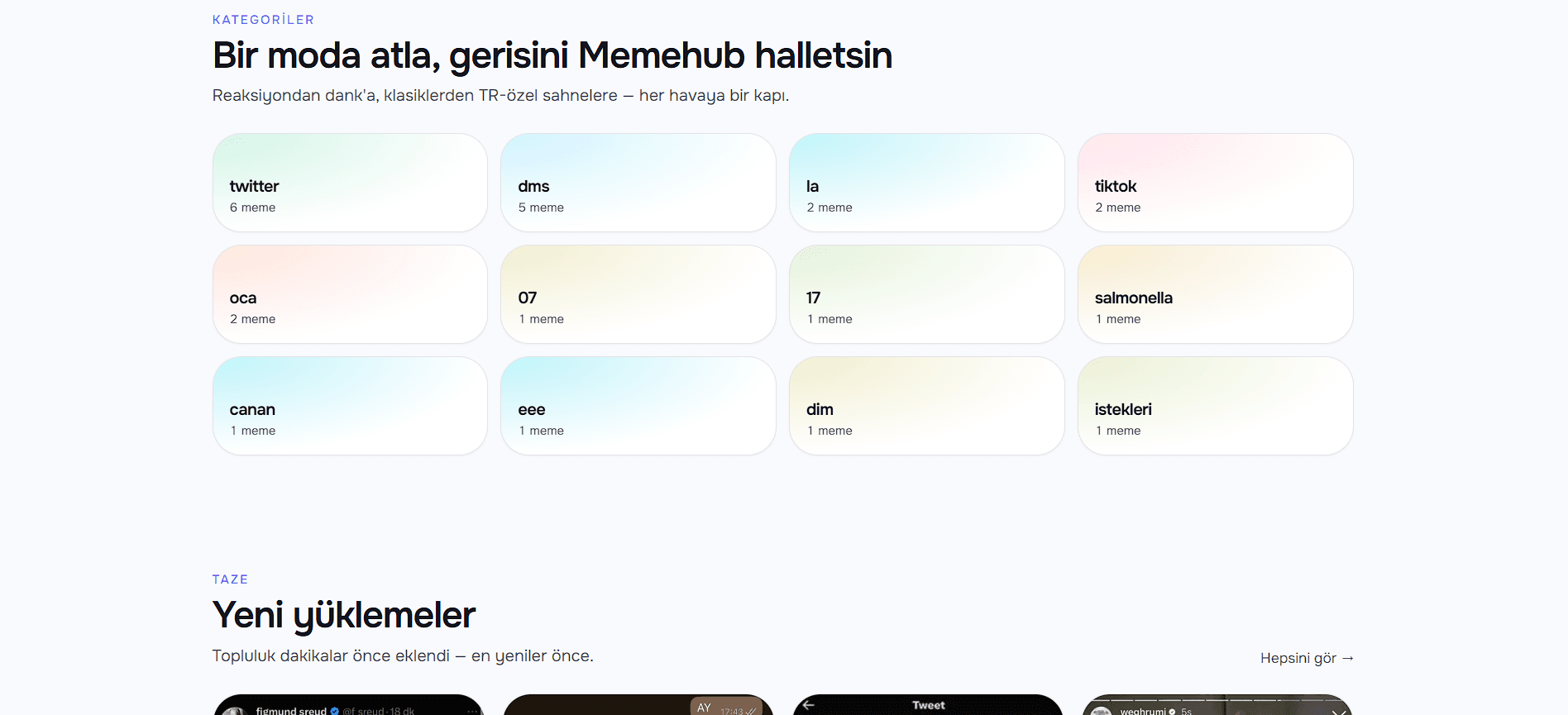 Memehub — Web & Mobil Uygulama — görsel 4