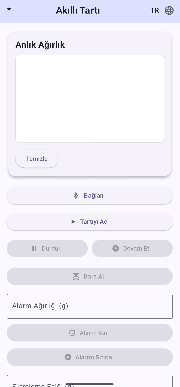 Mobil Tartı Uygulaması — görsel 1