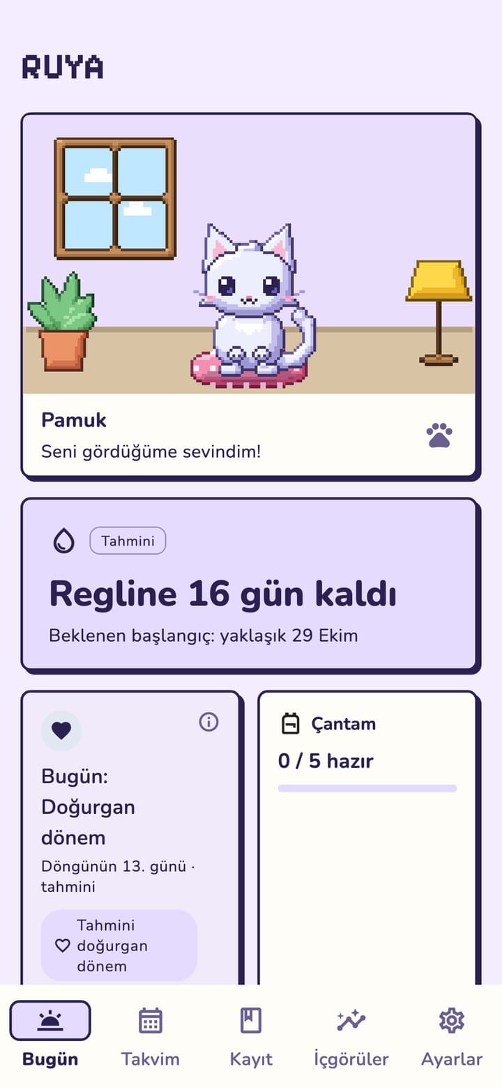 RUYA - Döngü Takip Uygulaması — görsel 1