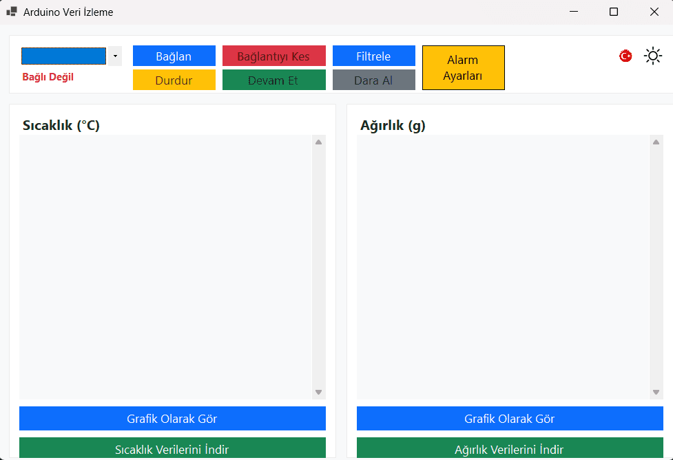 Arduino Serial Port Monitoring Uygulaması