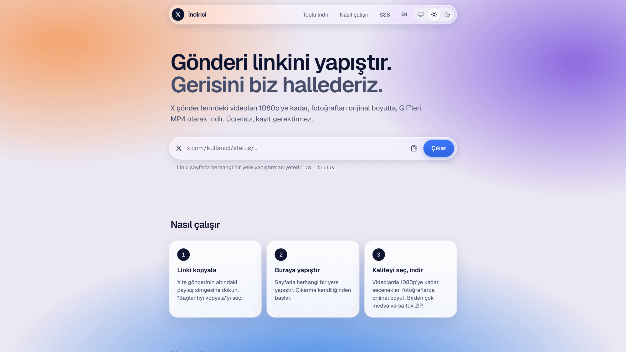X/Twitter Medya İndirici — görsel 1