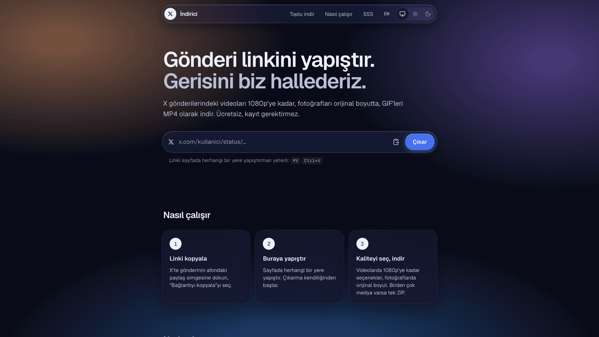 X/Twitter Medya İndirici