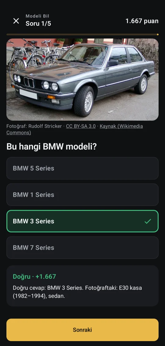 Car Spotter — görsel 4, tam ekran