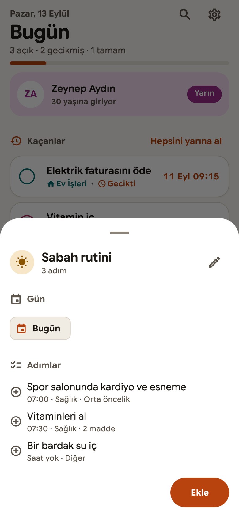 Günlük Hatırlatıcı - Mobil Uygulama — görsel 9, tam ekran