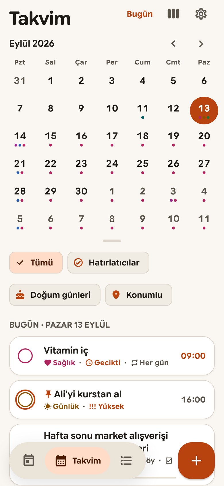 Günlük Hatırlatıcı - Mobil Uygulama — görsel 4, tam ekran