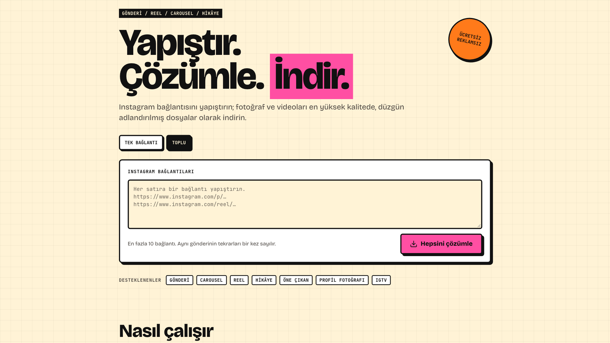 Instagram Medya İndirici — görsel 2, tam ekran