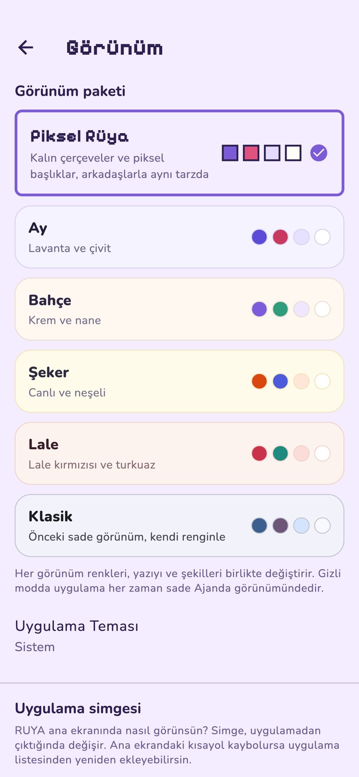 RUYA - Döngü Takip Uygulaması — görsel 9, tam ekran