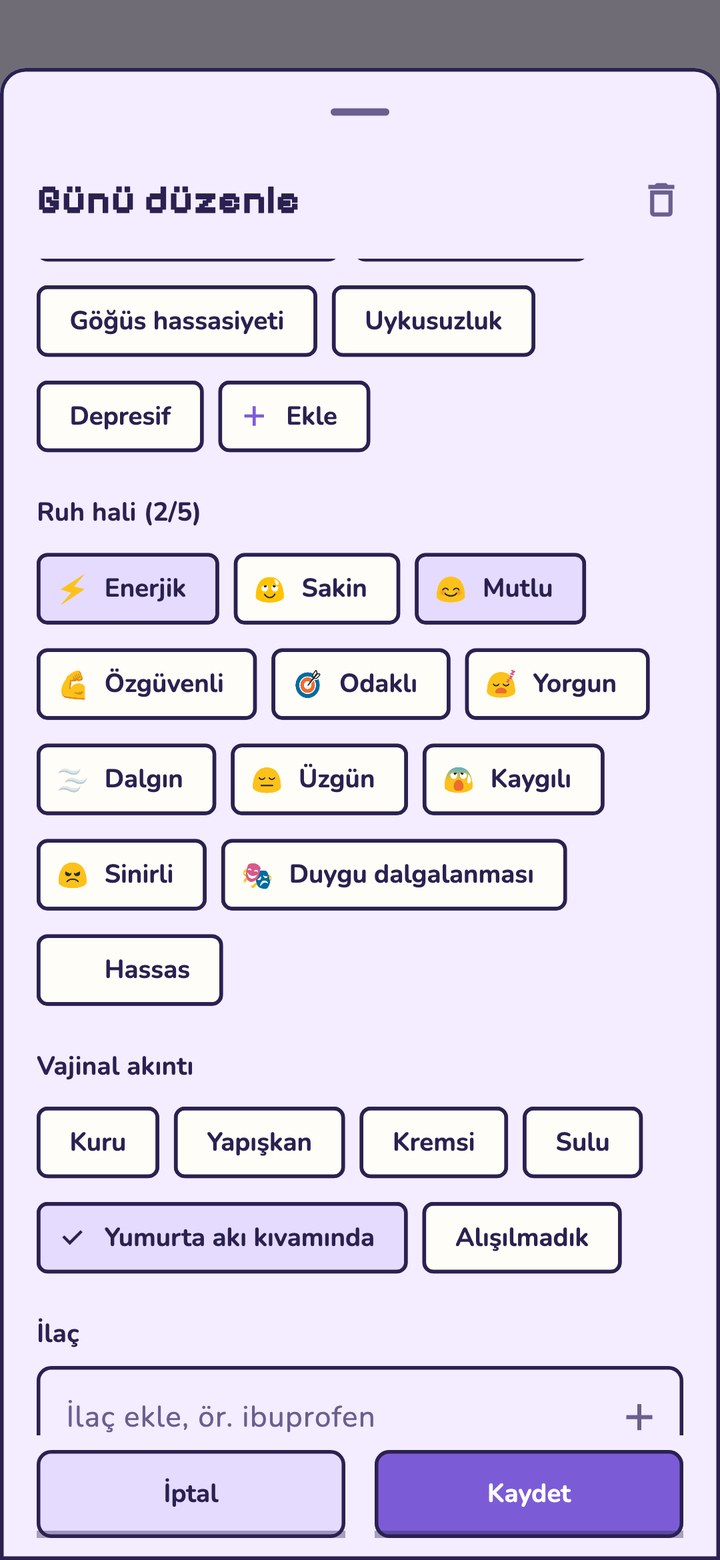 RUYA - Döngü Takip Uygulaması — görsel 3, tam ekran