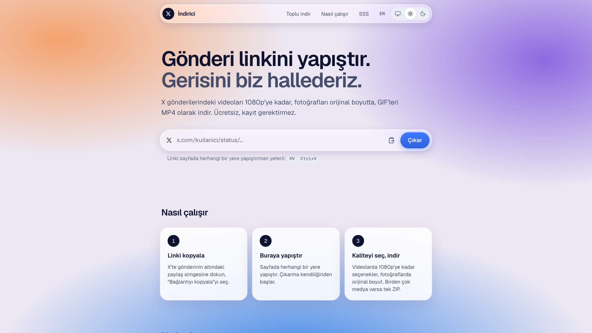X/Twitter Medya İndirici — görsel 1, tam ekran